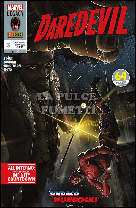 DEVIL E I CAVALIERI MARVEL #    87 - DAREDEVIL - INFINITY COUNTDOWN - MARVEL LEGACY